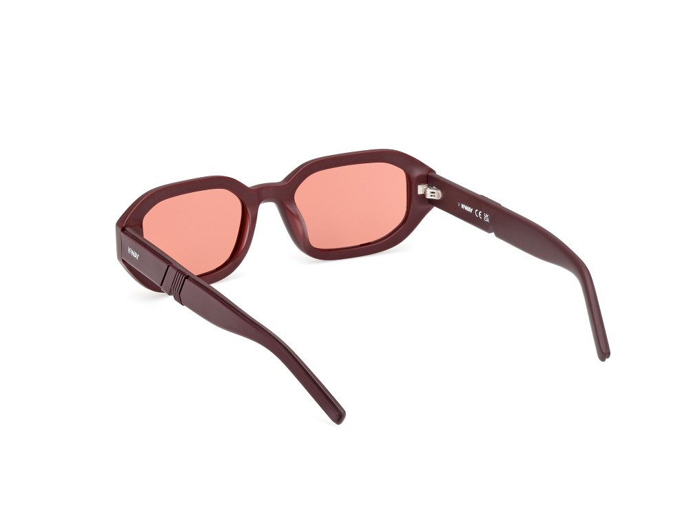Sunglasses K-Way KW0010 (70E) color bordeaux opaco shape geometric lenses bordeaux