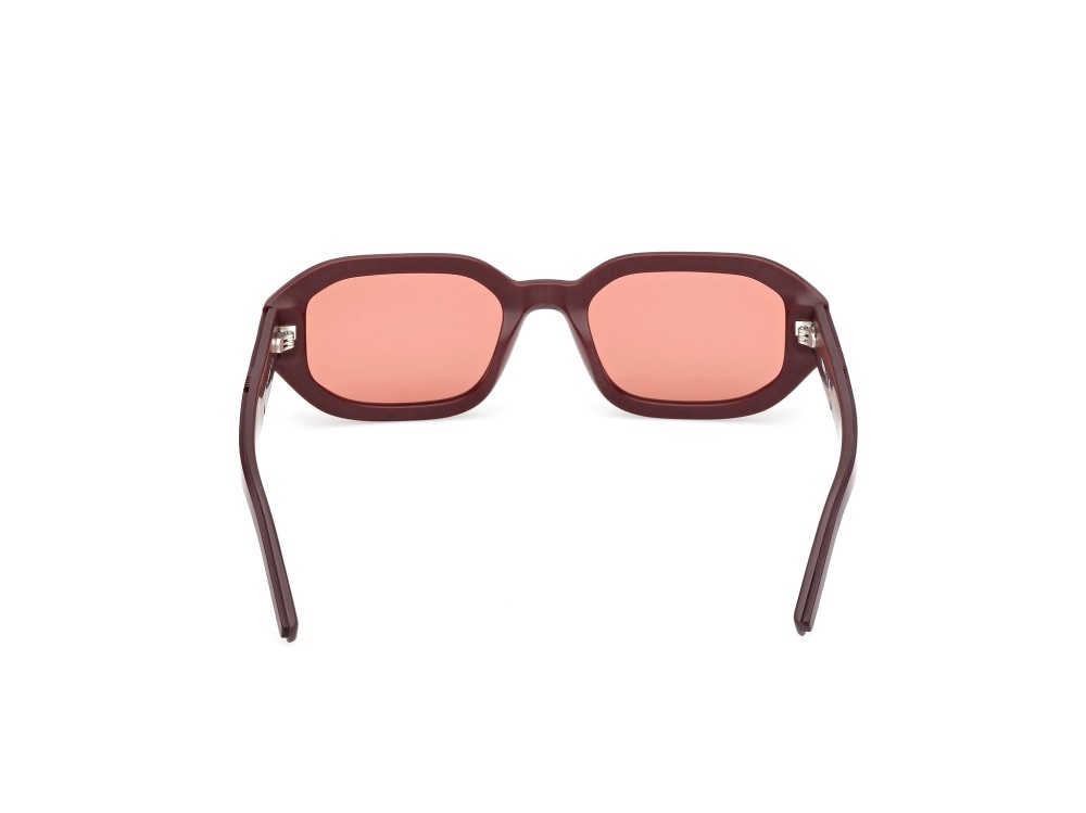 Sunglasses K-Way KW0010 (70E) color bordeaux opaco shape geometric lenses bordeaux