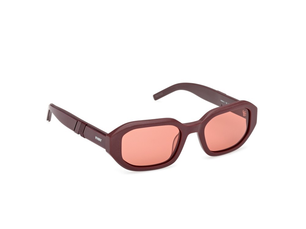 Sunglasses K-Way KW0010 (70E) color bordeaux opaco shape geometric lenses bordeaux
