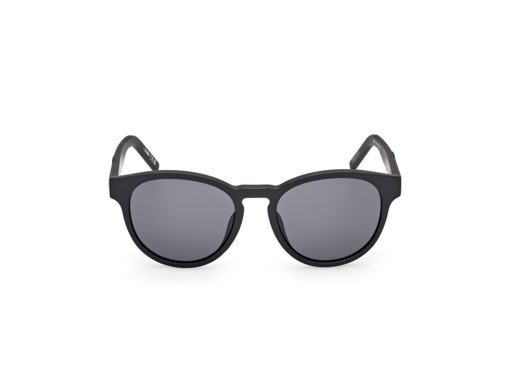 Occhiali da sole K-Way KW0011 (02A) colore nero opaco forma rotondo lenti fumo
