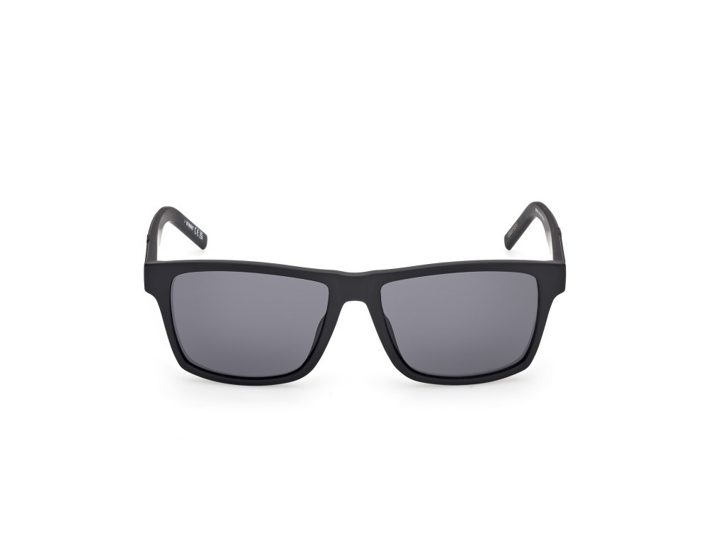 Occhiali da sole K-Way KW0012 (02A) colore nero opaco forma rettangolare lenti fumo