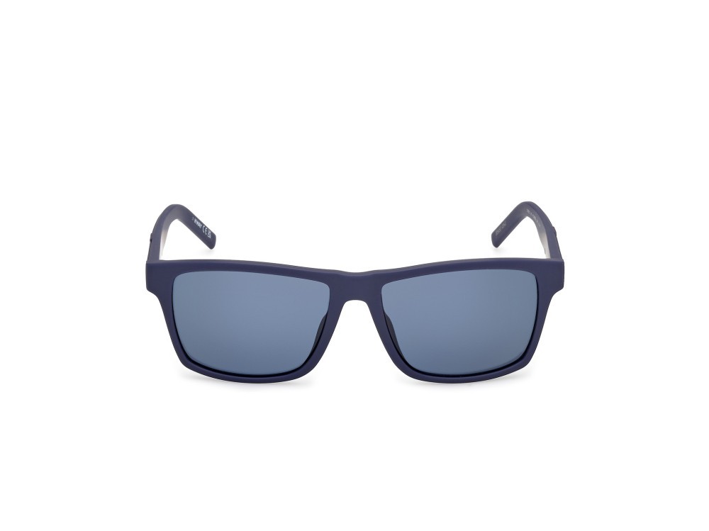 Sunglasses K-Way KW0012 (91V) color blu opaco shape rectangle lenses blu