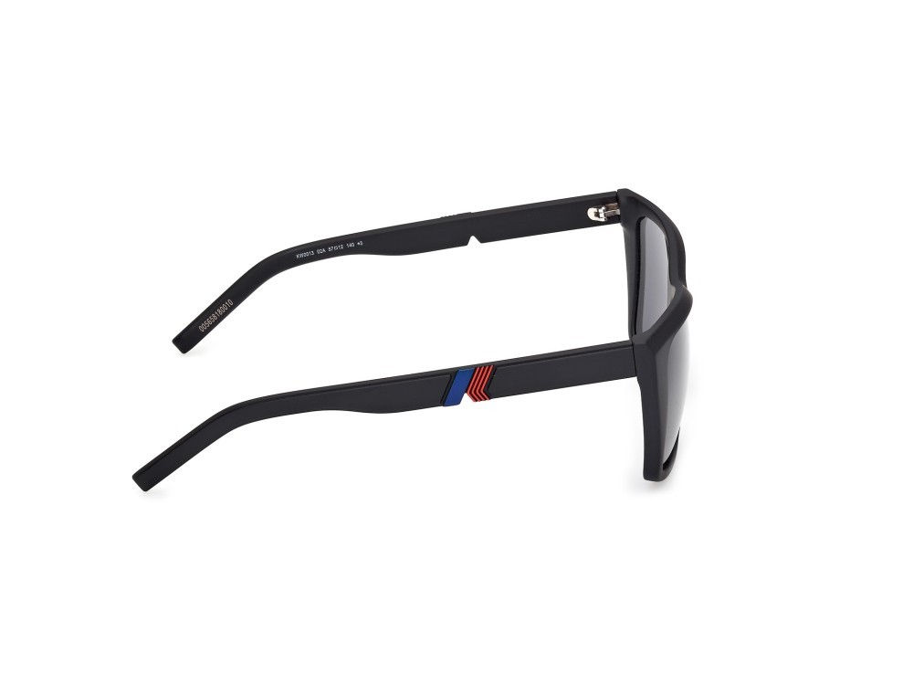 Occhiali da sole K-Way KW0013 (02A) colore nero opaco  forma farfalla lenti fumo
