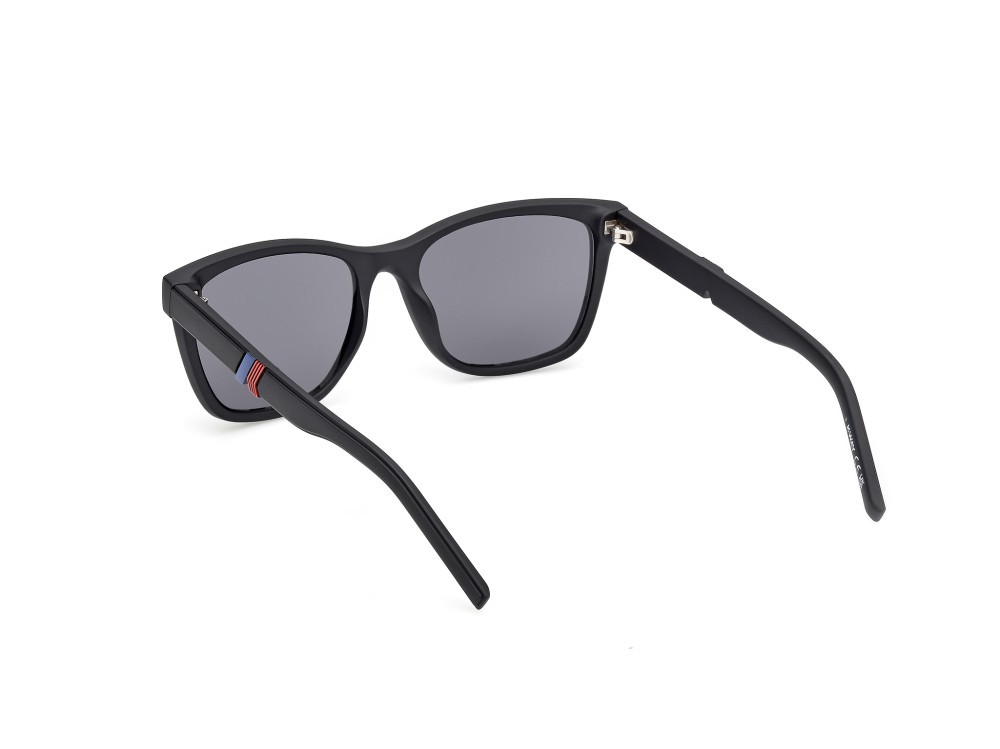 Occhiali da sole K-Way KW0014 (02A) colore nero opaco forma rettangolare lenti fumo