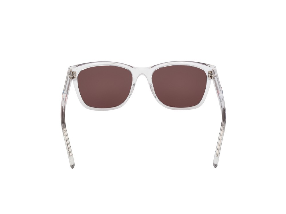 Occhiali da sole K-Way KW0014 (26G) colore cristallo forma rettangolare lenti marrone specchiato