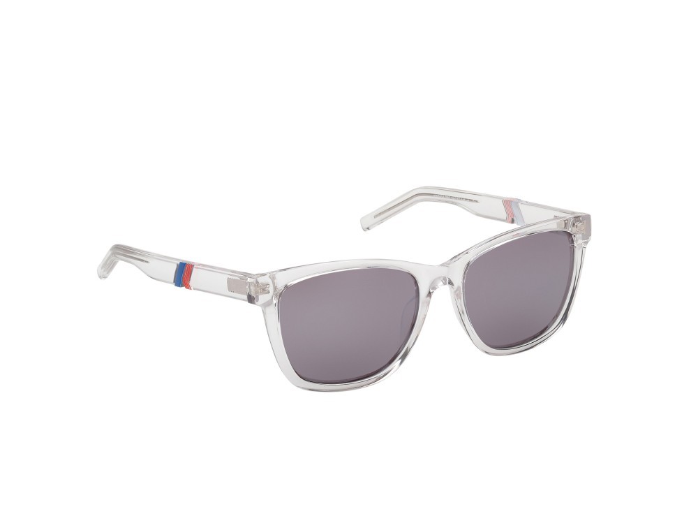 Occhiali da sole K-Way KW0014 (26G) colore cristallo forma rettangolare lenti marrone specchiato