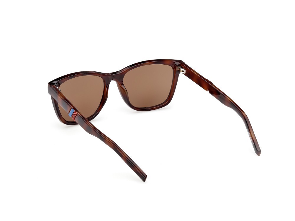 Occhiali da sole K-Way KW0014 (52H) colore avana scura forma rettangolare lenti marrone polar.