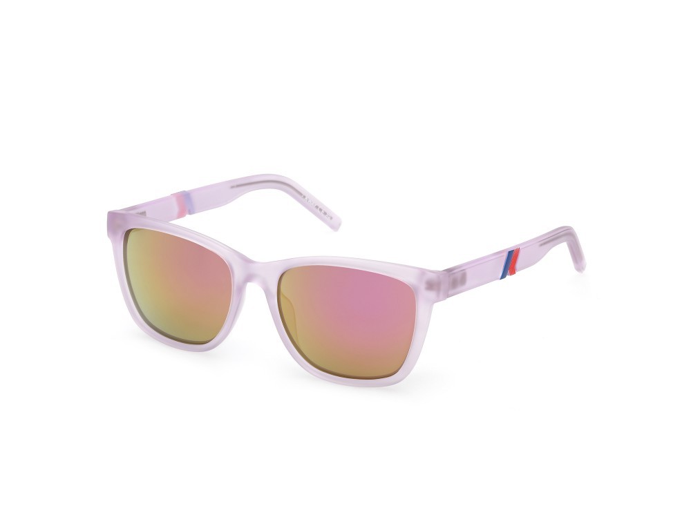Occhiali da sole K-Way KW0014 (79Z) colore lilla opaco forma rettangolare lenti viola