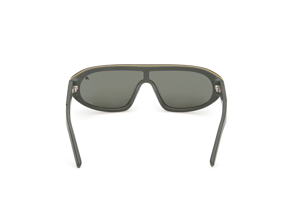 Sunglasses K-Way KW0018 (97N) color verde scuro opaco shape mask lenses verde