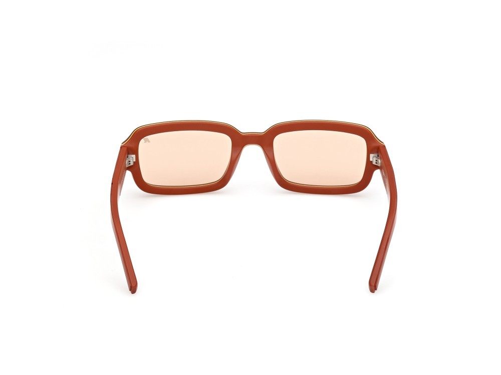Occhiali da sole K-Way KW0019 (43J) colore arancio chiaro lucido forma rettangolare lenti roviex