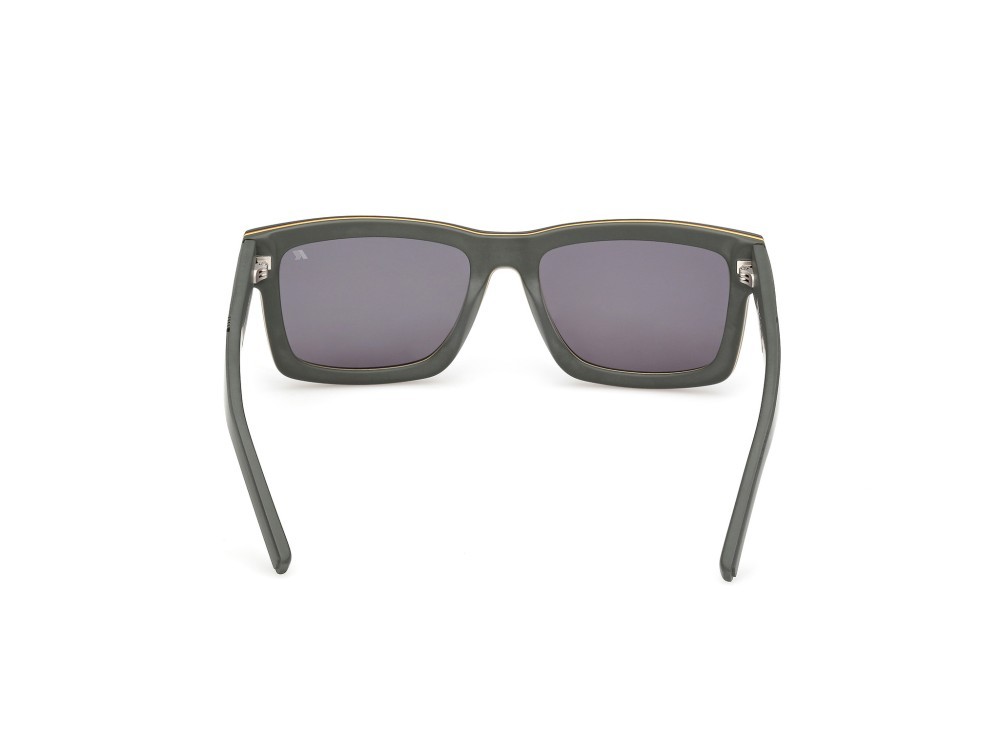 Sunglasses K-Way KW0020 (97N) color verde scuro opaco shape rectangle lenses verde