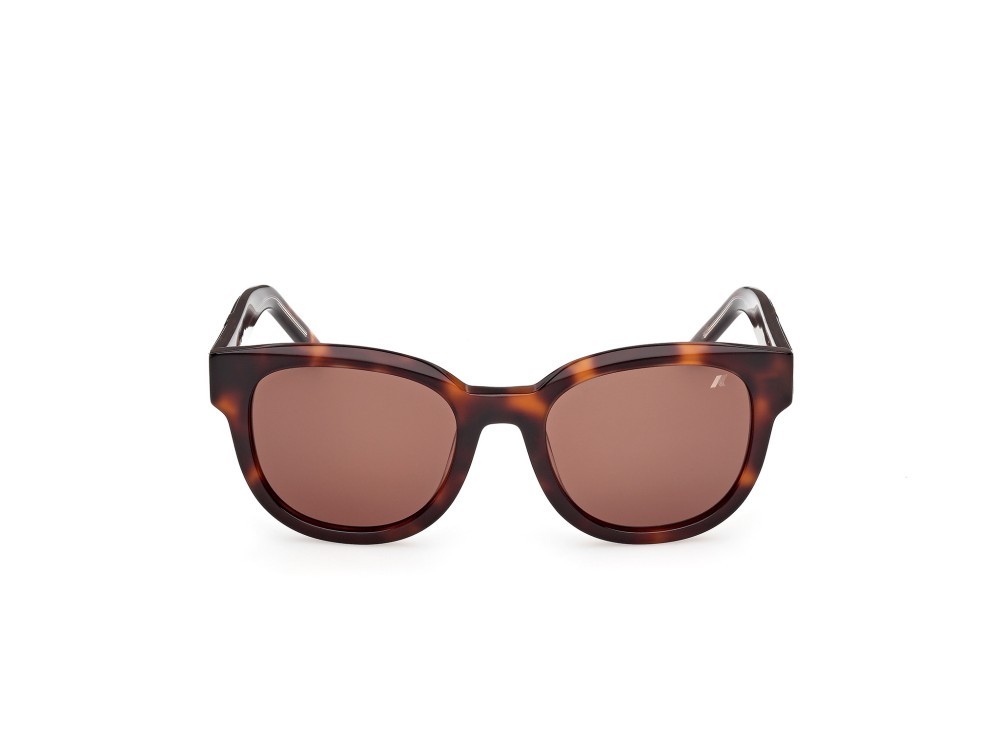 Sunglasses K-Way KW0021 (52E) color avana scura shape round lenses marrone
