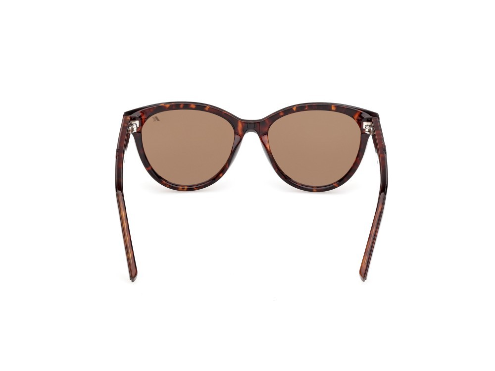 Occhiali da sole K-Way KW0025 (52H) colore avana scura forma farfalla lenti marrone polar.