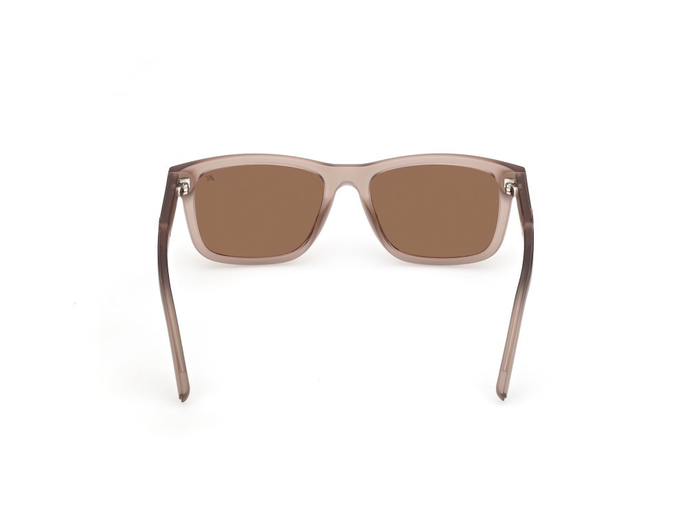 Occhiali da sole K-Way KW0026 (58L) colore beige opaco forma rettangolare lenti roviex specchiato