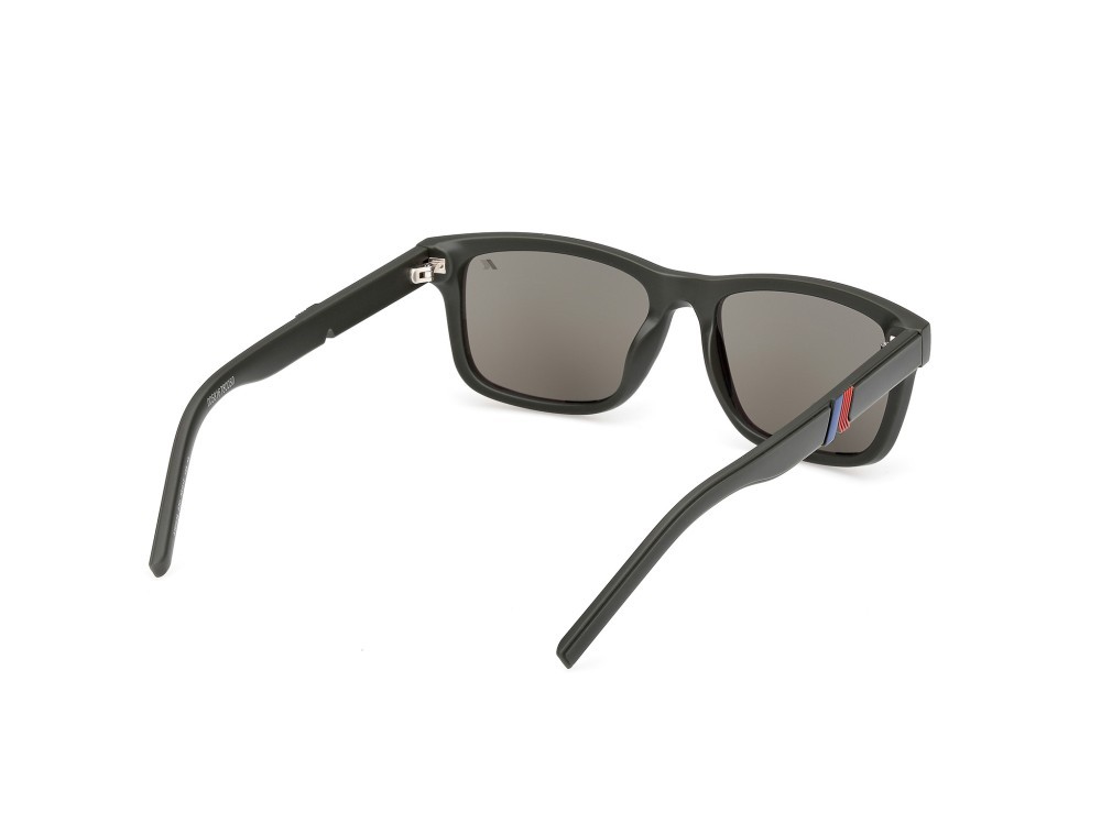 Occhiali da sole K-Way KW0026 (97G) colore verde scuro opaco forma rettangolare lenti marrone specchiato