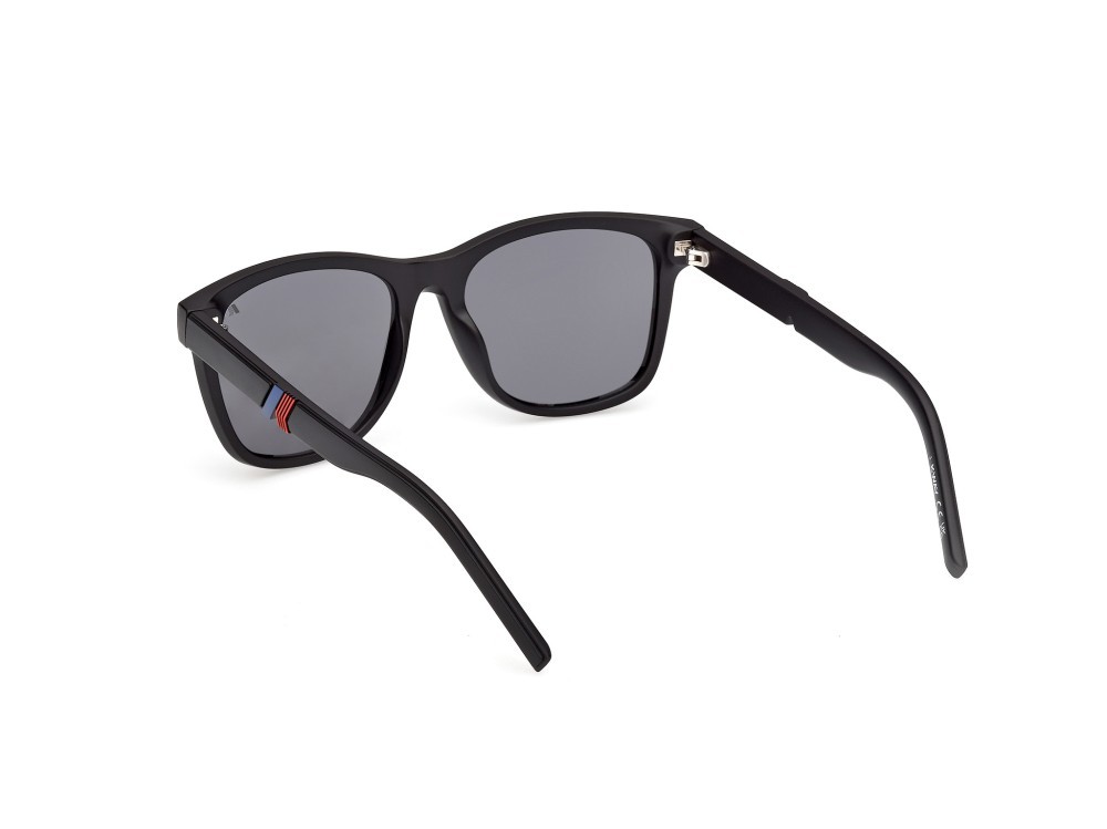 Occhiali da sole K-Way KW0027 (02A) colore nero opaco forma rotondo lenti fumo