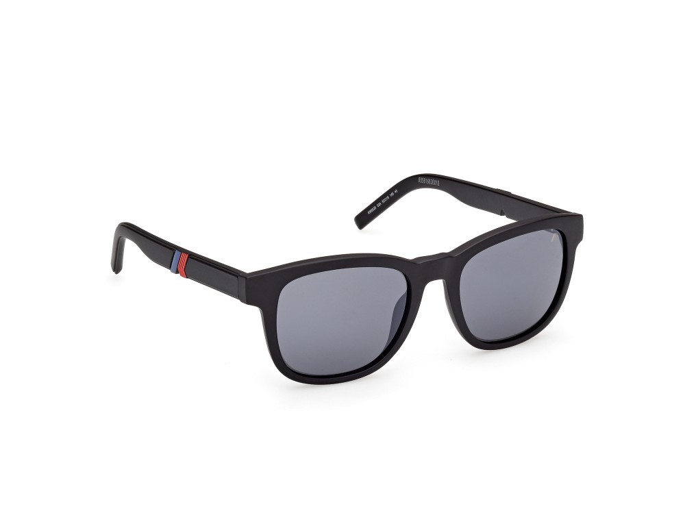 Occhiali da sole K-Way KW0028 (02A) colore nero opaco  forma rotondo lenti fumo