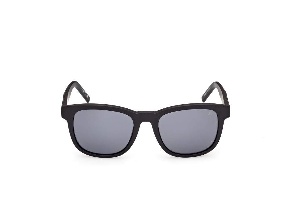 Occhiali da sole K-Way KW0028 (02A) colore nero opaco  forma rotondo lenti fumo