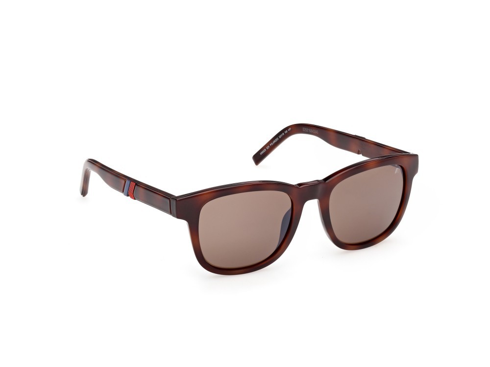 Occhiali da sole K-Way KW0028 (52H) colore avana scura forma rotondo lenti marrone polarizzato