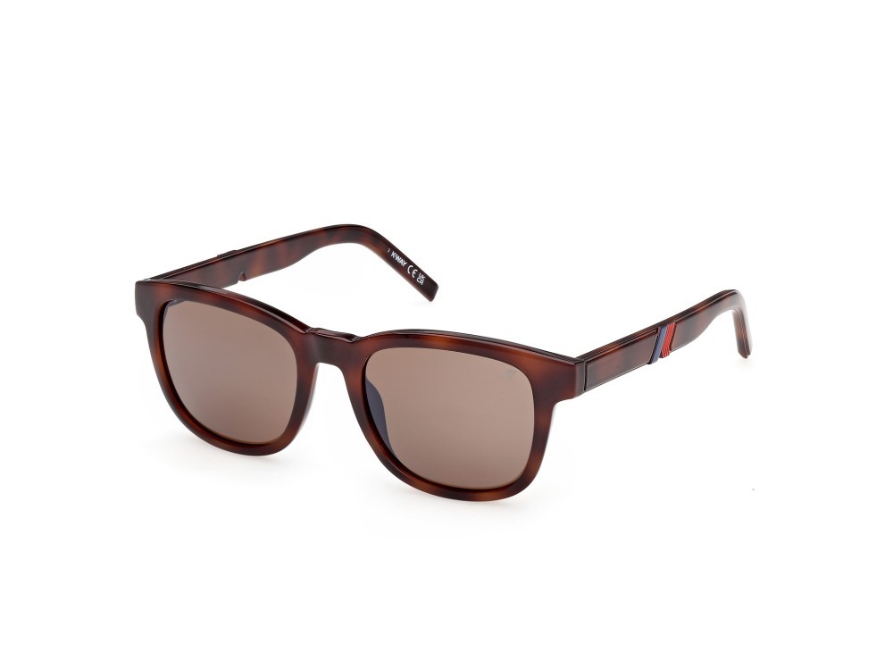 Occhiali da sole K-Way KW0028 (52H) colore avana scura forma rotondo lenti marrone polarizzato
