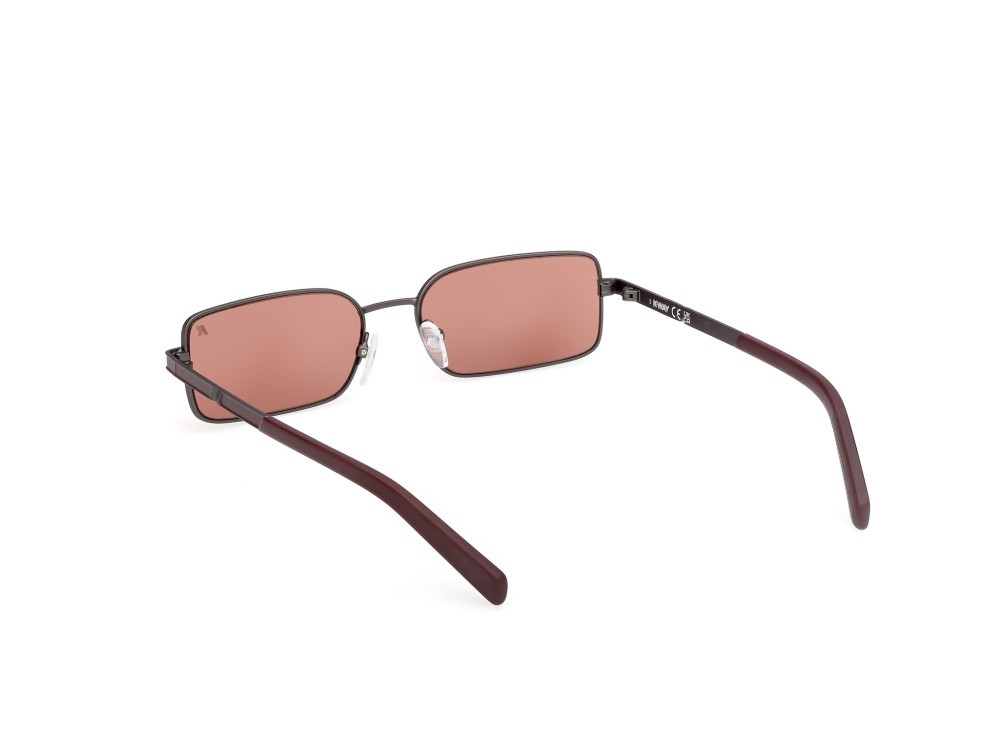 Occhiali da sole K-Way KW0029 (09S) colore antracite opaco - bordeaux opaco forma geometrico lenti bordeaux