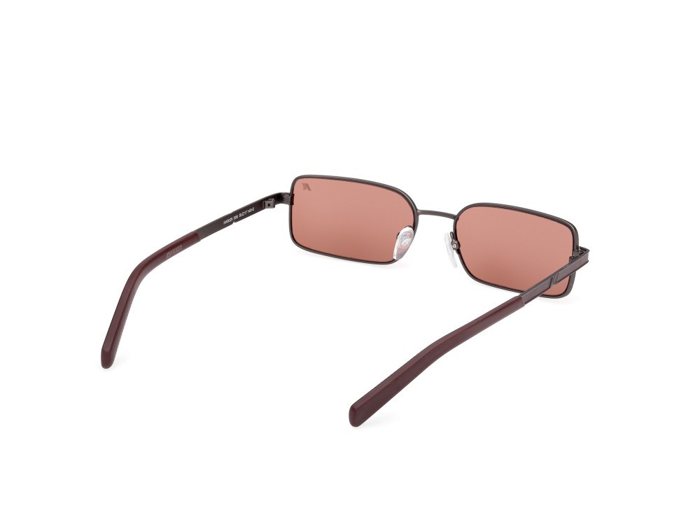 Occhiali da sole K-Way KW0029 (09S) colore antracite opaco - bordeaux opaco forma geometrico lenti bordeaux