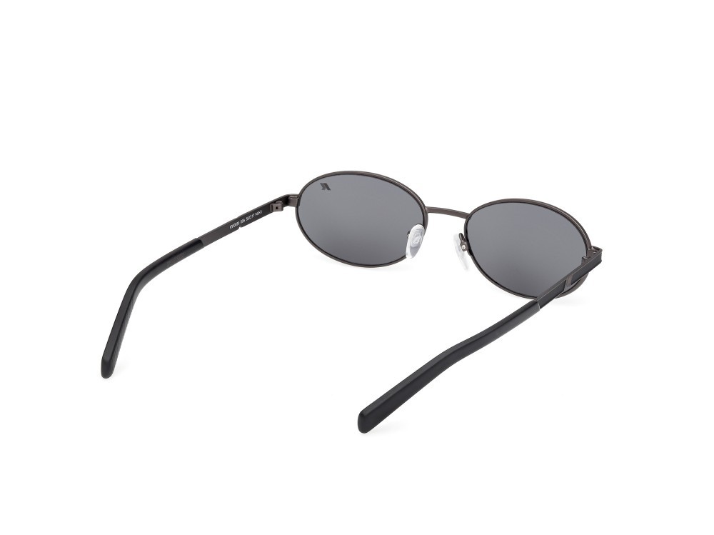 Occhiali da sole K-Way KW0030 (09A) colore antracite opaco - nero opaco forma ovale lenti fumo