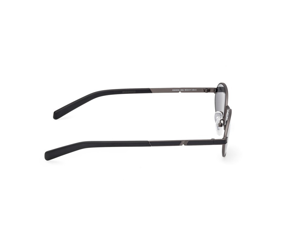Occhiali da sole K-Way KW0030 (09A) colore antracite opaco - nero opaco forma ovale lenti fumo