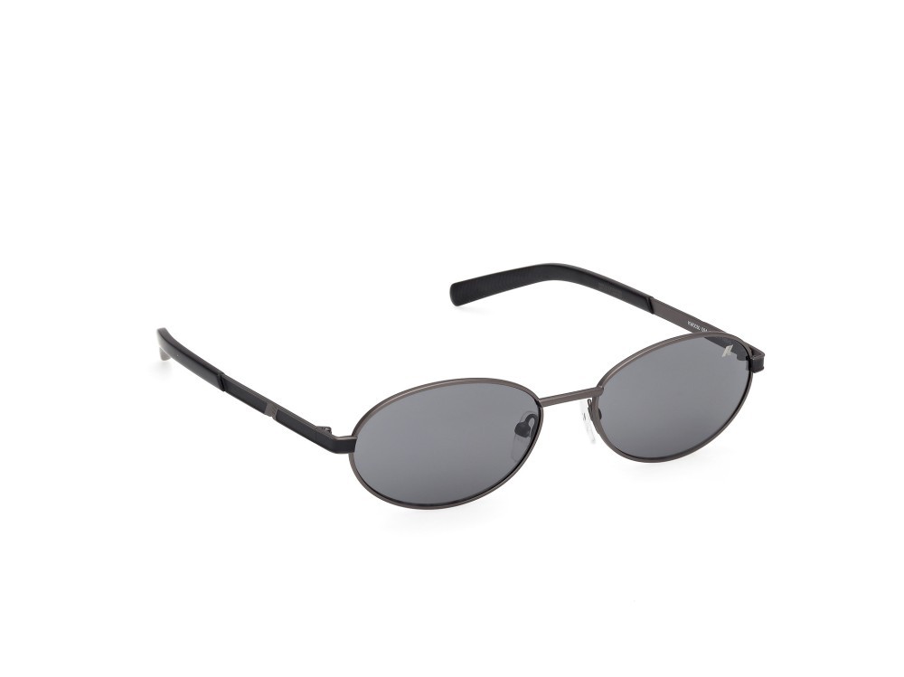 Occhiali da sole K-Way KW0030 (09A) colore antracite opaco - nero opaco forma ovale lenti fumo
