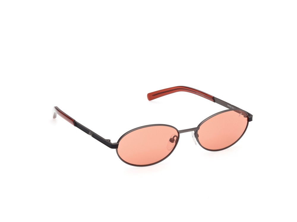 Occhiali da sole K-Way KW0030 (09J) colore antracite opaco - rosso scuro lucido forma ovale lenti roviex
