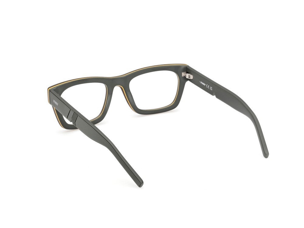 Eyeglasses K-Way KW5001 (097) color verde scuro opaco shape rectangle 
