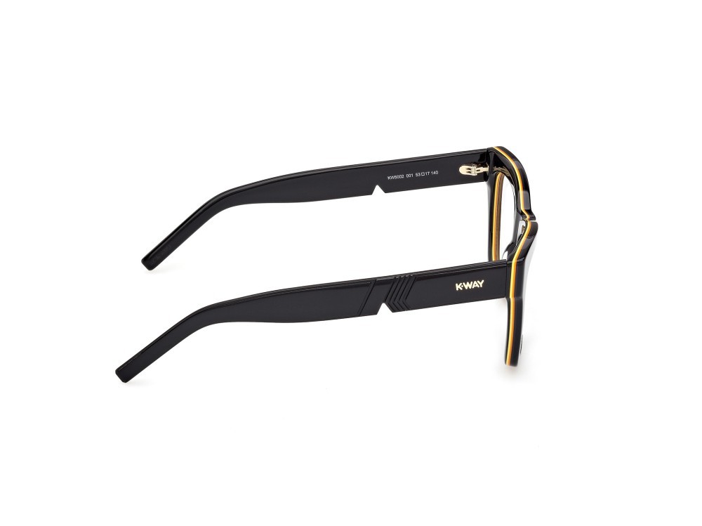 Eyeglasses K-Way KW5002 (001) color nero lucido shape cat eye 