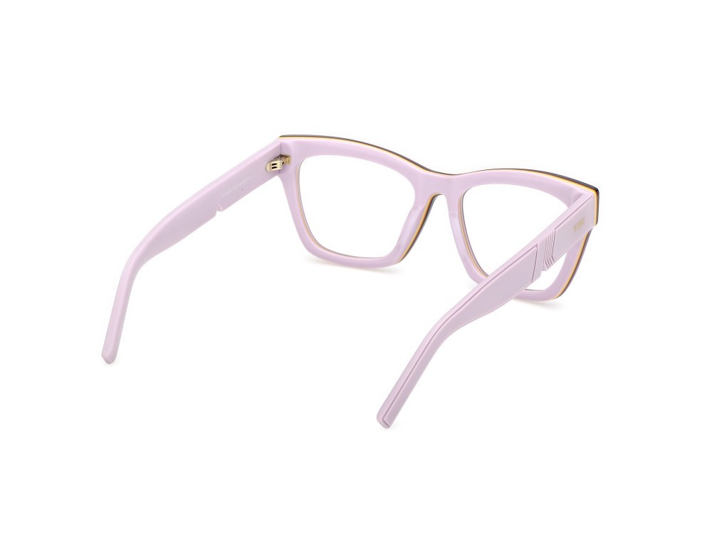 Eyeglasses K-Way KW5002 (083) color viola/monocolore - lilla opaco shape cat eye 