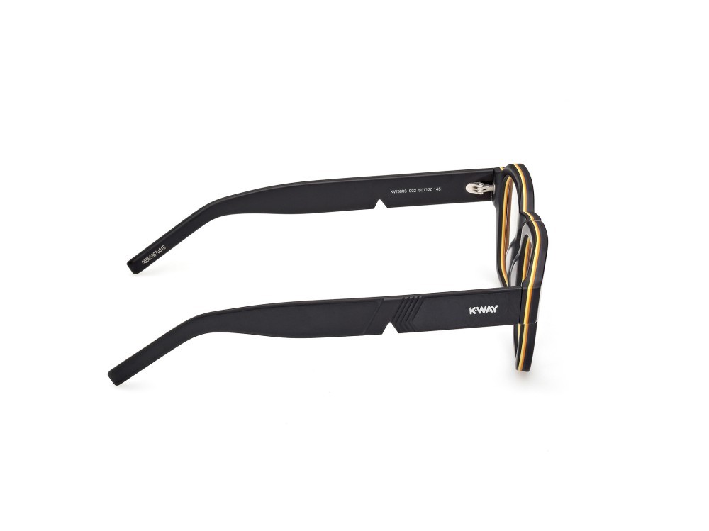Eyeglasses K-Way KW5003 (002) color nero opaco shape geometric 