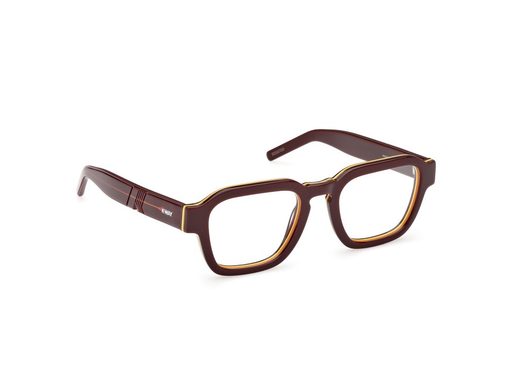 Occhiali da vista K-Way KW5003 (069) colore bordeaux lucido forma geometrico 