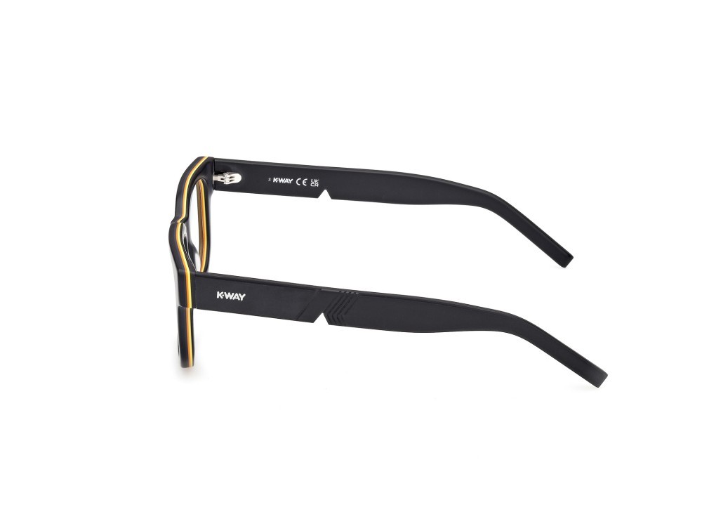 Eyeglasses K-Way KW5004 (002) color nero opaco shape square 