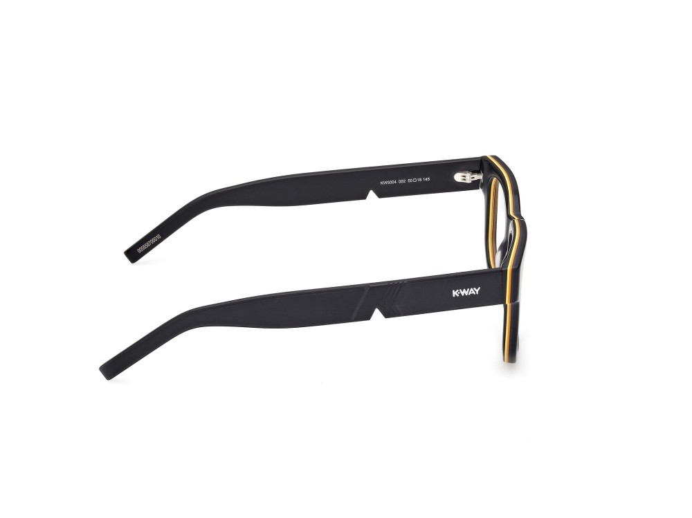 Eyeglasses K-Way KW5004 (002) color nero opaco shape square 