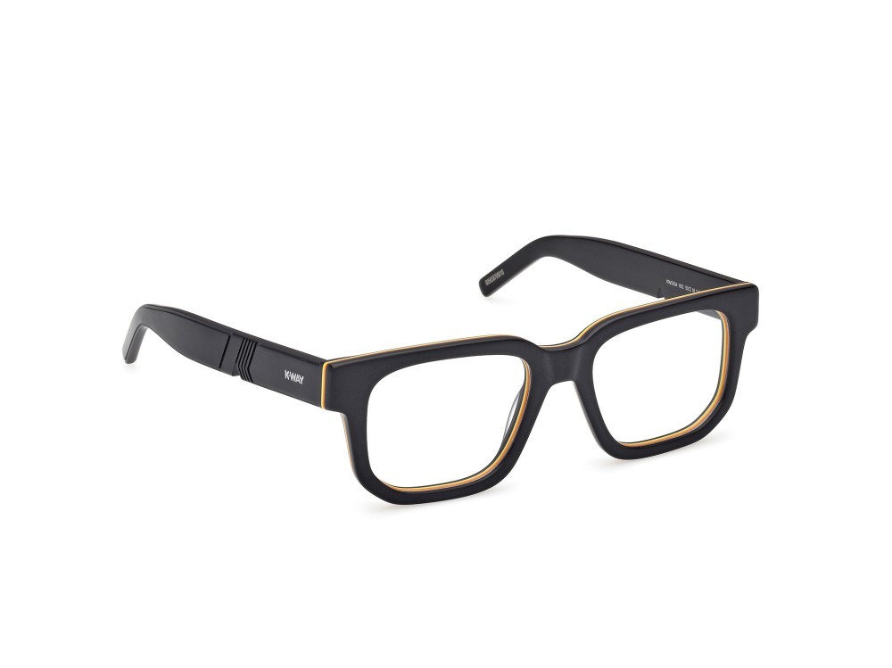 Eyeglasses K-Way KW5004 (002) color nero opaco shape square 