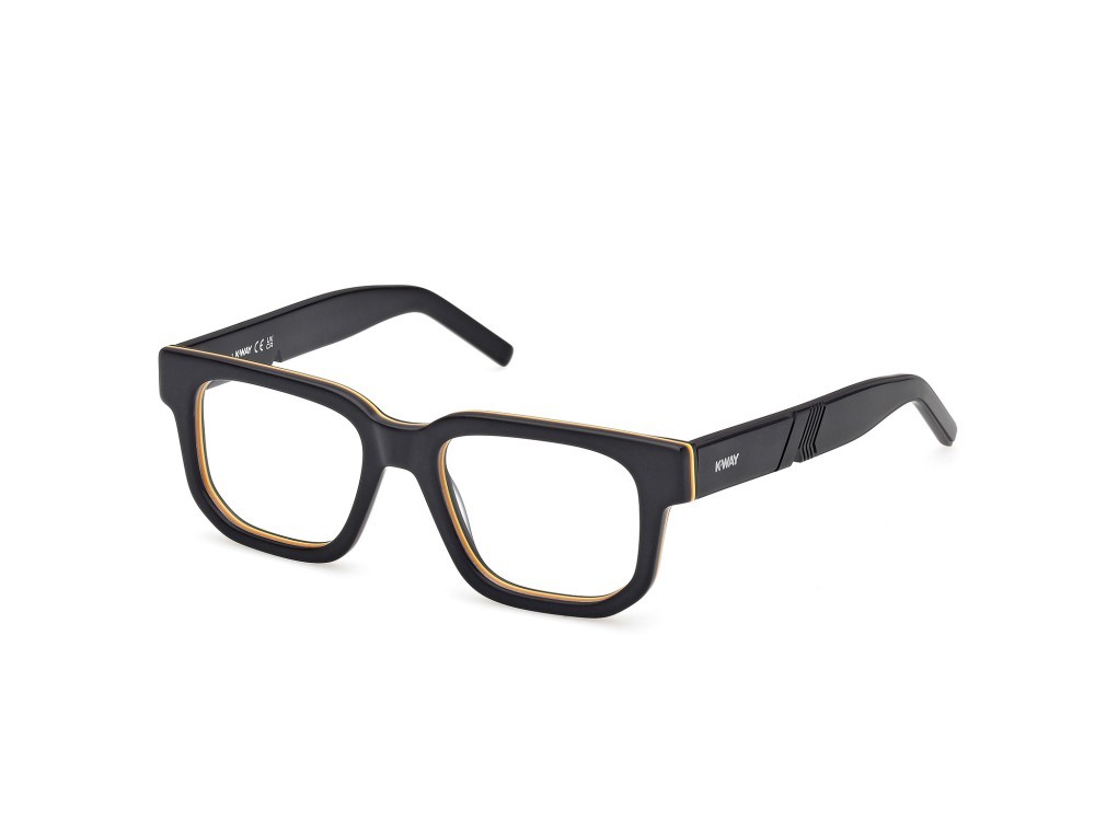 Eyeglasses K-Way KW5004 (002) color nero opaco shape square 