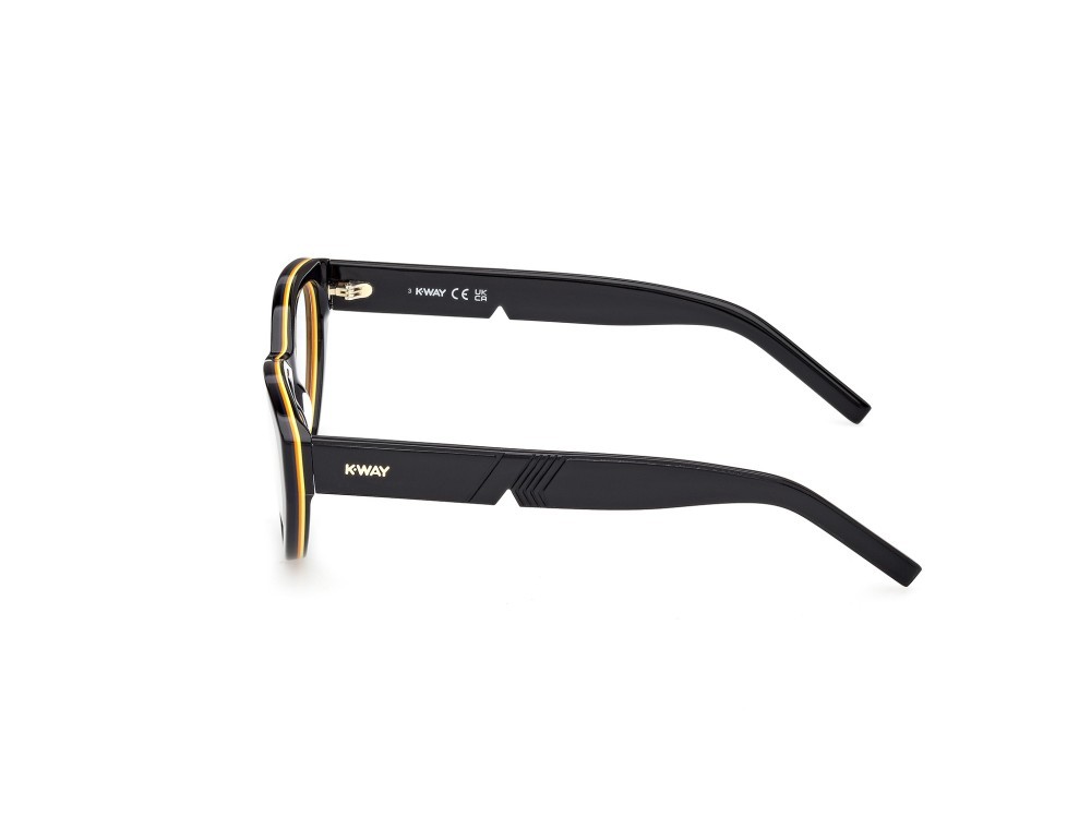 Occhiali da vista K-Way KW5005 (001) colore nero lucido forma cat eye 