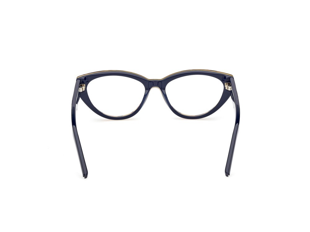 Occhiali da vista K-Way KW5005 (056) colore avana/monocolore - blu opaco forma cat eye 
