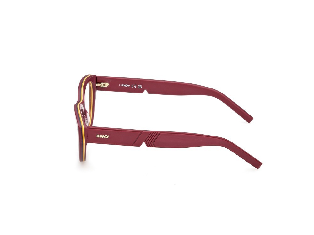 Occhiali da vista K-Way KW5005 (070) colore bordeaux opaco forma cat eye 