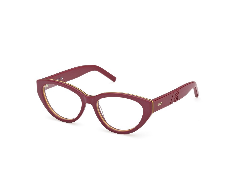 Occhiali da vista K-Way KW5005 (070) colore bordeaux opaco forma cat eye 