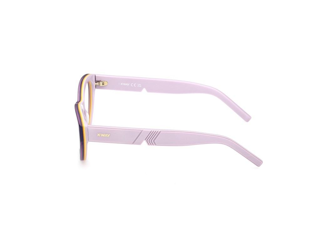 Occhiali da vista K-Way KW5005 (083) colore viola/monocolore - lilla opaco forma cat eye 