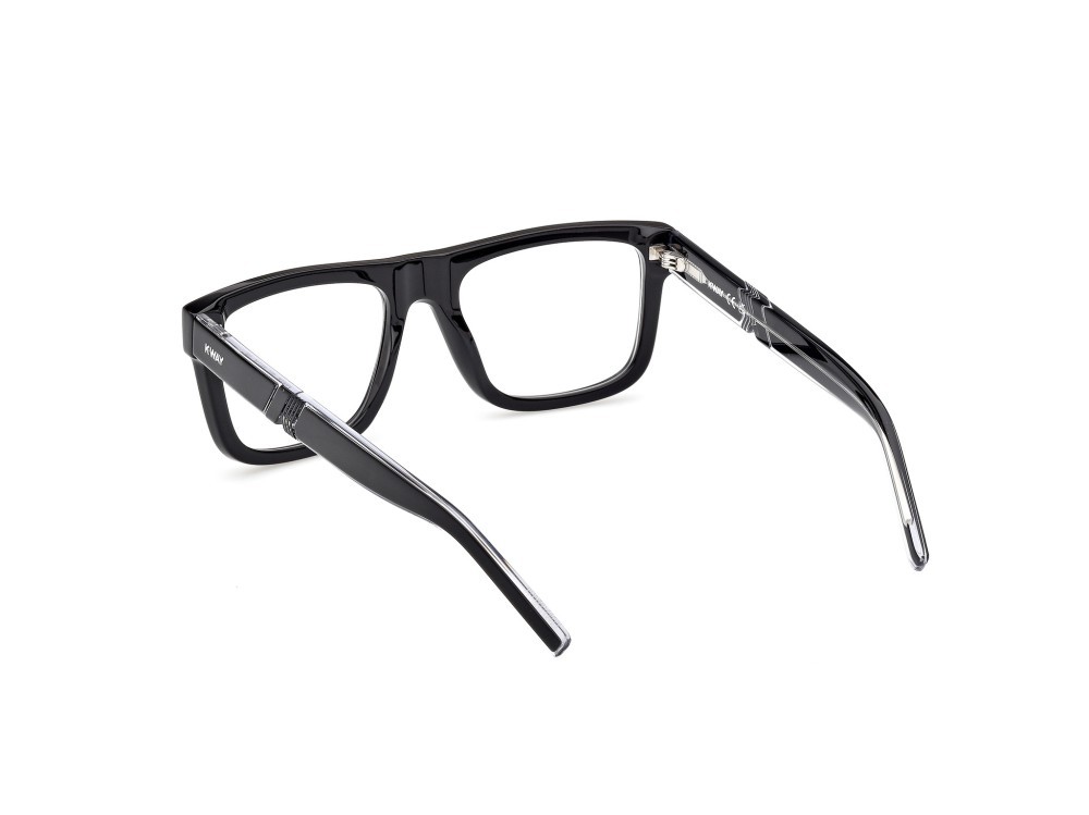 Occhiali da vista K-Way KW5006 (001) colore nero lucido - nero/monocolore forma rettangolare 