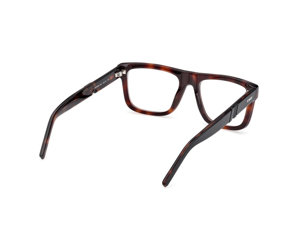 Eyeglasses K-Way KW5006 (052) color avana scura - verde chiaro/avana shape rectangle 