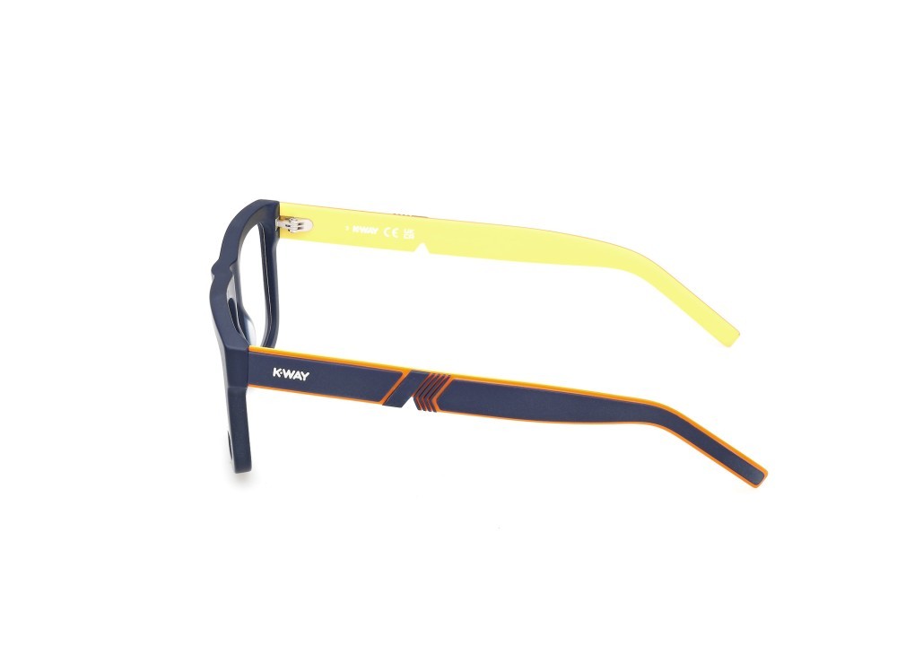 Occhiali da vista K-Way KW5006 (091) colore blu opaco - blu/monocolore forma rettangolare 