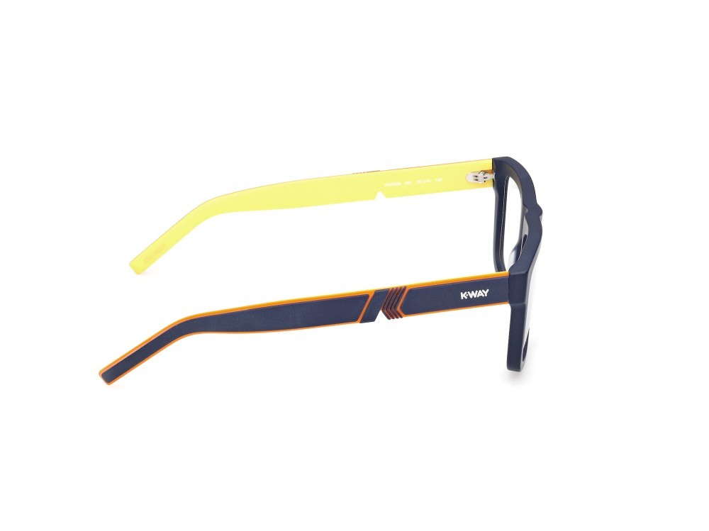 Occhiali da vista K-Way KW5006 (091) colore blu opaco - blu/monocolore forma rettangolare 