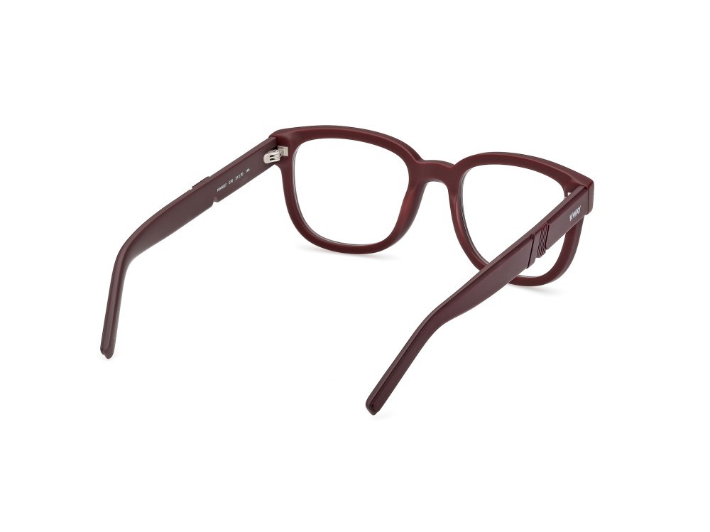 Eyeglasses K-Way KW5007 (070) color bordeaux opaco - bordeaux/monocolore shape round 