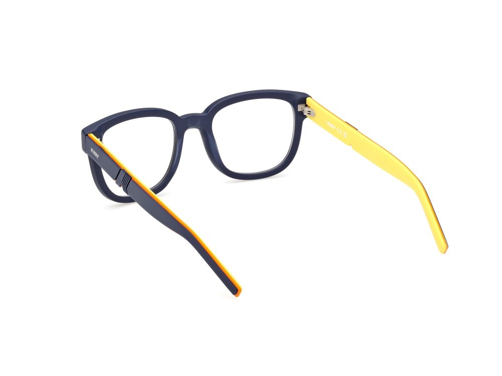 Occhiali da vista K-Way KW5007 (091) colore blu opaco - blu/monocolore forma rotondo 